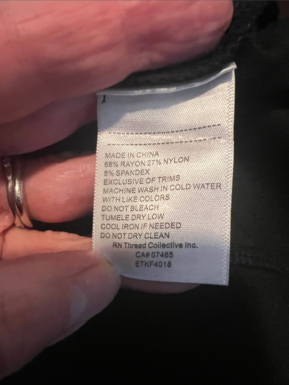 NWOT-Ellen Tracy Hi-Rise Black Wide-Leg Sailor Pants- size Medium, *never worn* - Picture 8 of 8